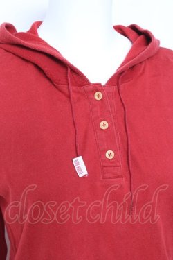 画像3: PINK HOUSE / 異素材コットンフードトップス L 赤 Y-26-02-04-087-LO-TO-SZ-ZY