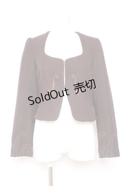 画像1: Innocent World / バイオリンジャケット M ブラウン Y-26-02-04-089-IW-CO-SZ-ZY