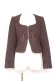 画像1: Innocent World / バイオリンジャケット M ブラウン Y-26-02-04-089-IW-CO-SZ-ZY (1)