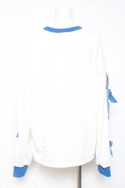 画像3: ACDC RAG / melty planet　ロンT  白×青 Y-26-02-04-091-PU-TO-SZ-ZY