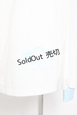 画像3: ACDC RAG / なかみタケオコラボ 恋愛界隈01ちゃん ロンT  ホワイト×サックス Y-26-02-04-092-PU-TO-SZ-ZY