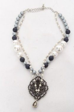 画像3: ALICE and the PIRATES / 聖女のパールチョーカー  ネイビー Y-26-02-04-010-PA-AC-SZ-ZY