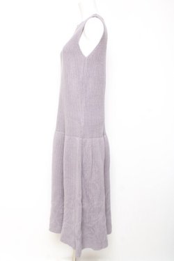 画像2: axes femme POETIQUE / ニットワンピース M ラベンダー Y-26-02-04-096-AX-OP-SZ-ZY