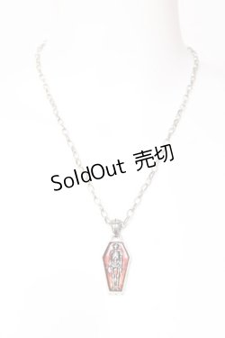 画像1: ALGONQUINS / 棺桶モチーフネックレス  シルバー Y-26-02-04-011-AL-AC-SZ-ZY