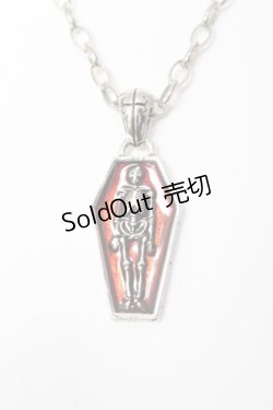 画像2: ALGONQUINS / 棺桶モチーフネックレス  シルバー Y-26-02-04-011-AL-AC-SZ-ZY
