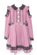 DearMyLove / キラキラビジューレース重ねフリルワンピース LL パープル Y-26-02-04-104-EL-OP-SZ-ZY
