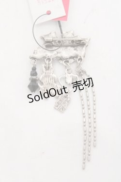 画像2: ALGONQUINS / 猫モチーフブローチ  シルバー Y-26-02-04-012-AL-AC-SZ-ZY