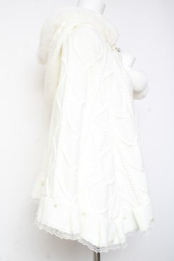 画像2: Ank Rouge / くまちゃんケーブルニット M 白 Y-26-02-04-108-CA-CO-SZ-ZY