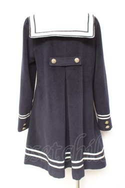 画像2: Amavel / セーラーコート F ネイビー Y-26-02-04-110-CA-CO-SZ-ZY