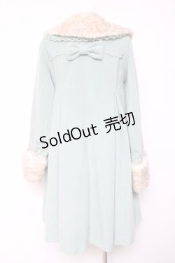 画像3: Unideer / Aラインファー付きコート S ミントグリーン Y-26-02-04-112-LO-OP-SZ-ZTC001