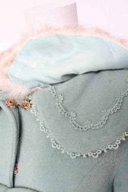 画像4: Unideer / Aラインファー付きコート S ミントグリーン Y-26-02-04-112-LO-OP-SZ-ZY