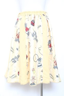 画像2: axes femme POETIQUE / トムとジェリースカート M イエロー Y-26-02-04-120-AX-SK-SZ-ZY