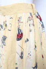 画像3: axes femme POETIQUE / トムとジェリースカート M イエロー Y-26-02-04-120-AX-SK-SZ-ZI (3)