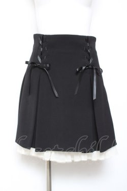 画像1: Secret Honey / バックリボンスカート 2 黒 Y-26-02-04-121-CA-SK-SZ-ZY