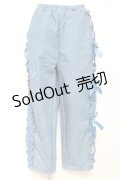 ACDC RAG / melty planet パンツ  ブルー Y-26-02-04-125-PU-PA-SZ-ZY