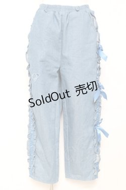 画像1: ACDC RAG / melty planet パンツ  ブルー Y-26-02-04-125-PU-PA-SZ-ZY