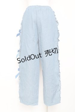 画像2: ACDC RAG / melty planet パンツ  ブルー Y-26-02-04-125-PU-PA-SZ-ZY
