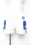 ACDC RAG / ドットネコショートパンツ  ホワイト×ネイビー Y-26-02-04-126-PU-PA-SZ-ZY