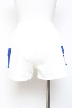 画像3: ACDC RAG / ドットネコショートパンツ  ホワイト×ネイビー Y-26-02-04-126-PU-PA-SZ-ZY