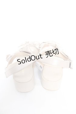 画像3: axes femme POETIQUE / サテンリボンサンダル L ベージュ Y-26-02-05-045-AX-SH-SZ-ZY