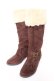 画像1: axes femme / 2WAYロングブーツ L 茶 Y-26-02-05-050-AX-SH-SZ-ZY (1)