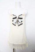 axes femme / Bigリボンロングキャミ M 生成り Y-26-02-05-053-AX-TO-SZ-ZY