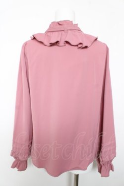 画像2: axes femme kawaii / ピンタック袖デザインブラウス M ピンク Y-26-02-05-057-AX-BL-SZ-ZY