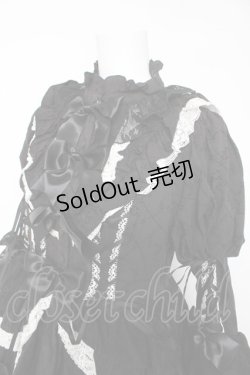 画像3: Hoshibako Works / シャルロット デコラティヴワンピース  黒×白 Y-26-02-05-065-LO-OP-SZ-ZY