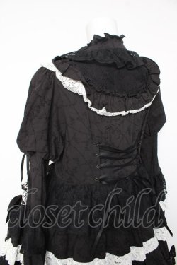 画像6: Hoshibako Works / シャルロット デコラティヴワンピース  黒×白 Y-26-02-05-065-LO-OP-SZ-ZY