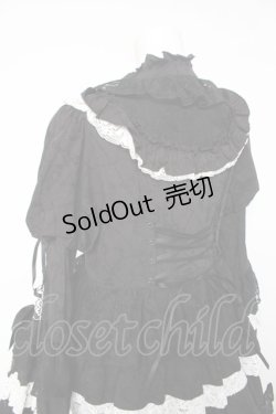 画像6: Hoshibako Works / シャルロット デコラティヴワンピース  黒×白 Y-26-02-05-065-LO-OP-SZ-ZY