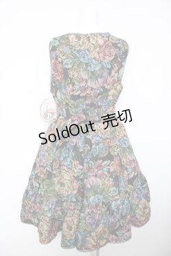 画像2: Kurumi Collaboration / TT*KRMゴブランジャンパースカート LL 中黒 Y-26-02-05-066-LO-OP-SZ-ZY