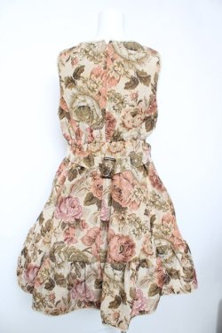 画像2: Kurumi Collaboration / TT*KRMゴブランジャンパースカート LL 中薄橙 Y-26-02-05-067-LO-OP-SZ-ZY