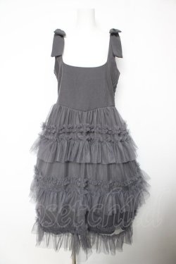 画像1: FLC / 皆方由衣コラボワンピース LL 中灰 Y-26-02-05-068-LO-OP-SZ-ZY