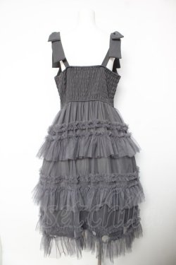 画像2: FLC / 皆方由衣コラボワンピース LL 中灰 Y-26-02-05-068-LO-OP-SZ-ZY