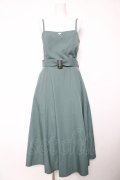 axes femme / ベルト付キャミワンピース F グリーン Y-26-02-05-074-AX-OP-SZ-ZY