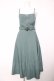 画像1: axes femme / ベルト付キャミワンピース F グリーン Y-26-02-05-074-AX-OP-SZ-ZY (1)