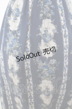 画像3: axes femme / 薔薇ストライプロングワンピース M 紺 Y-26-02-05-075-AX-OP-SZ-ZY