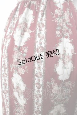 画像3: axes femme / 薔薇ストライプロングワンピース M ワイン Y-26-02-05-076-AX-OP-SZ-ZY