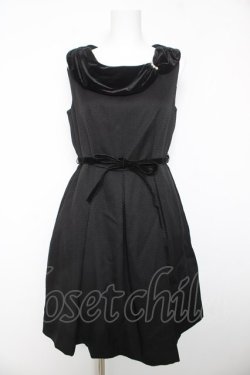 画像1: axes femme / ベロア切替ジャンドレ M 黒 Y-26-02-05-077-AX-OP-SZ-ZY