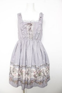 画像1: axes femme / クラシックパネル柄ワンピース M ラベンダー Y-26-02-05-081-AX-OP-SZ-ZY