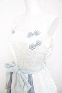 画像3: axes femme kawaii / チャイナジャガードジャンスカ M 白 Y-26-02-05-085-AX-OP-SZ-ZY