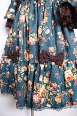 画像4: axes femme kawaii / アンティークローズ柄ワンピース M グリーン Y-26-02-05-091-AX-OP-SZ-ZY