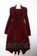 画像1: axes femme kawaii / クラシカルベロアワンピース M ワイン Y-26-02-05-093-AX-OP-SZ-ZY (1)