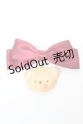 axes femme kawaii / クッキーベアバレッタ  赤 Y-26-02-05-013-AX-AC-SZ-ZY