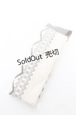 画像1: axes femme kawaii / レースアップ柄オーバーニー F 茶 Y-26-02-05-016-AX-ZA-SZ-ZY