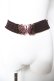 画像2: axes femme / 蝶バックルゴムベルト  茶 Y-26-02-05-019-AX-BL-SZ-ZY (2)