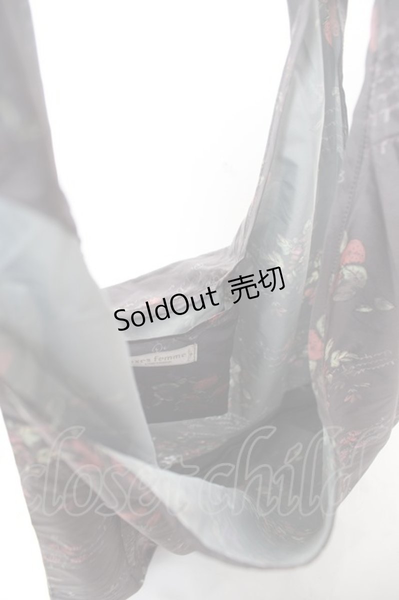 画像2: axes femme POETIQUE / アーカイブエコバッグ  チャコール Y-26-02-05-021-AX-BG-SZ-ZT636-F005 (2)