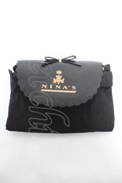 画像1: m petit by misako / NINA’Sコラボエコバッグ  濃黒 Y-26-02-05-025-LO-BG-SZ-ZY