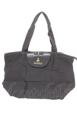 画像2: m petit by misako / NINA’Sコラボエコバッグ  濃黒 Y-26-02-05-025-LO-BG-SZ-ZY