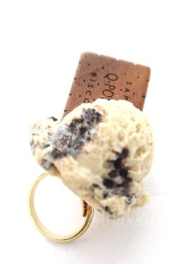 画像1: Q-pot. / CafeMochaBiscuitIce リング  カフェモカ Y-26-02-05-003-QP-AC-SZ-ZY